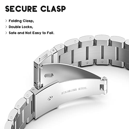 Correa metálica compatible con Fitbit Charge 6 y 5 miniatura 7