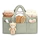 Comioke Wickeltasche Organizer, WickelOrganizer, Baby Windel Organizer, Baby Korb mit Fächern & Griffen, Best Geschenk Korb, Aufgelockt, Langlebig und Vielseitig