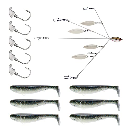 YUM Scottsboro Swimbait Kit Baby Bluegill 7,6 cm leurre souple carnassier