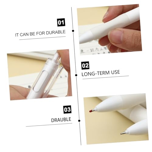 DOITOOL 10 bolígrafos de gel marrón retractiles 0.5 mm miniatura 7