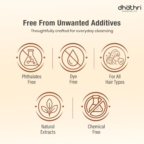 Image of Dhathri Dheedhi Herbal Conditioner with Coconut Oil, Amla & Tulsi | Ayurvedic Herbal Leave-In-Conditioner for Smooth, Frizz-Free Strong Hair | Sulfate & Paraben Free | All Hair Types, 200ml