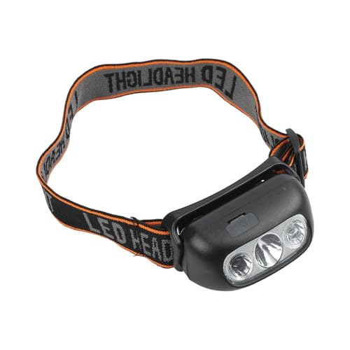 Lecreatekit Lampe frontale LED rechargeable avec détecteur de mouvement, faisceau ultra lumineux de 200 m, 3 modes d'éclairage, léger 45 g pour la pêche de nuit, le camping, la randonnée