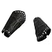 HZMAN Faux Leather Arm Guards - Medieval Knight Bracers - One Size, Black or Brown (Cross Black)