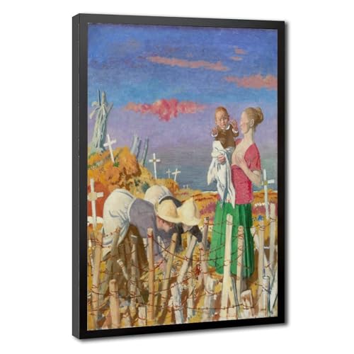 William Orpen Harvest toile déco bureau et salon ambiance chaleureuse