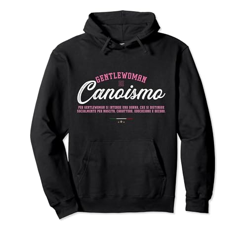 Canoismo regalo divertente Canoismo Felpa con Cappuccio