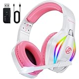 [Qualité du son surround stéréo] Le casque de jeu Fachixy est équipé de pilotes audio en néodyme double haute densité de 50 mm, qui peuvent vous fournir un son stéréo clair. Avec des pilotes audio réactifs, vous pouvez profiter d'une expérience de jeu immersive avec un son incroyablement réaliste. Excellent casque avec microphone pour les matchs de football, les tireurs, les jeux de course et plus encore.