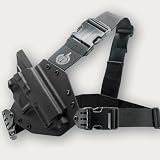 The Original Kenai Chest Holster for a Walther - Black (Model - PPQ .45, Right)