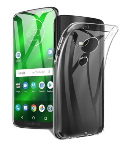 Funda Carcasa Gel Transparente para Motorola Moto G7 Play 4G, Ultra Fina 0,33mm, Silicona TPU de Alta Resistencia y Flexibilidad FGTR