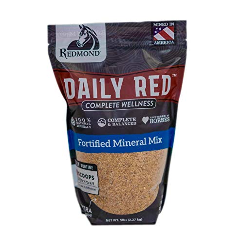 Daily Red Complete Wellness, fortified mineral mix supplement for horses, 5lb bag