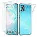 Produktbild Oududianzi - Hülle für Samsung Galaxy A51 (2020) + [3X Panzerglas Displayschutzfolie], Schlank Klar Handyhülle Weich Case TPU Silikon Gel Schutzhülle - Transparent