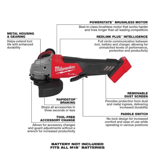 Milwaukee 2880-20 M18 Fuel Grinder