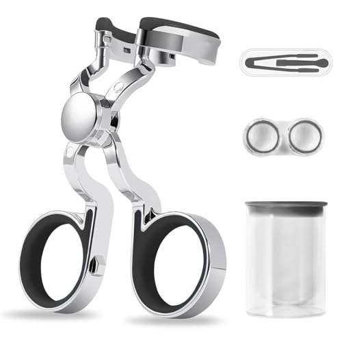 Kakveiai Lentes de Contacto Que Usan ayudas,Estuche portátil para Lentes de Contacto con Pinzas - Kit de tamaño de Viaje para nuevos usuarios, Principiantes y Actividades al Aire Libre