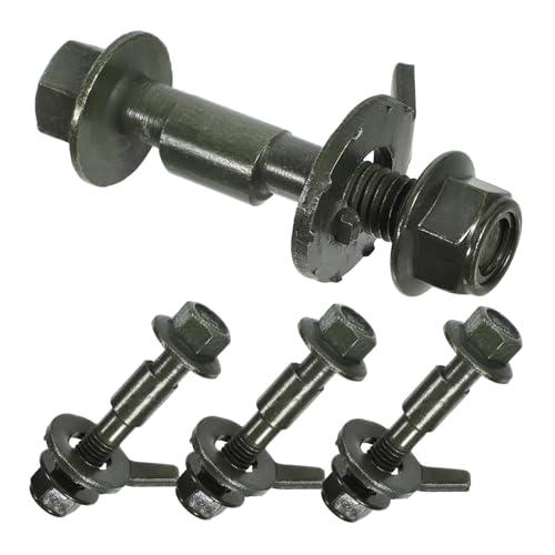 Holibanna 4pcs Adjustable Bolt Kit for Wheel Alignment Eccentric Design for Enhanced Stability and Precision for Various Vehicle