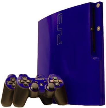 Matte Black - Vinyl Decal Mod Skin Kit by System Skins - Compatible with PlayStation 3 Super Slim Console