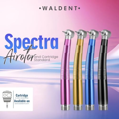 Image of Waldent Spectra Airotor - Super Torque Lightweight Pink Color (W-133-4) | High-Performance Dental Handpiece | Ergonomic Design, Push-Button Configuration & Excellent Durability for Professionals