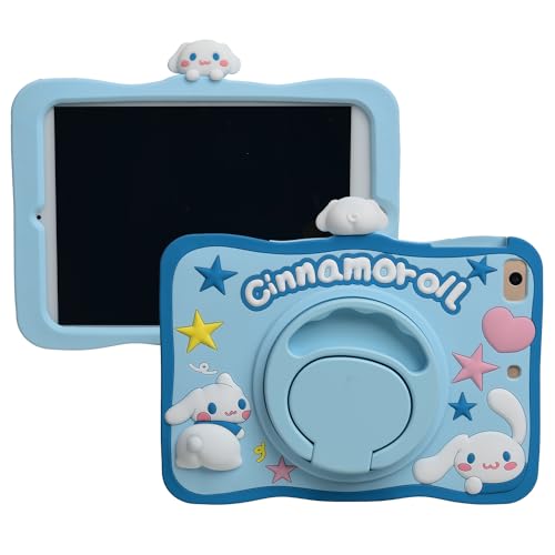 MONEHOYSY - Funda de dibujos animados para iPad Pro de 11 pulgadas M4 2024, bonita funda de silicona suave [a prueba de caídas, a prueba de golpes, antideslizante] funda con soporte trasero para