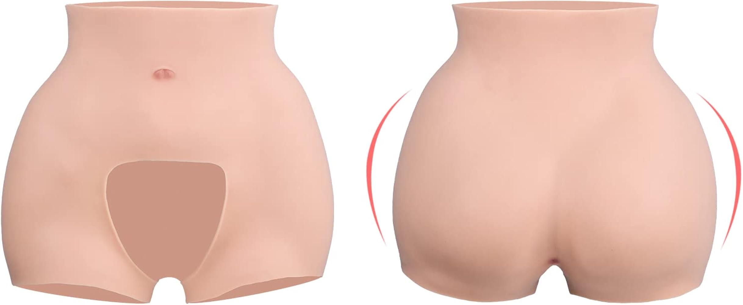 Amazon.co.jp: KUMIHO シリコンパンツ ヒップアップ 本物露出 自由感