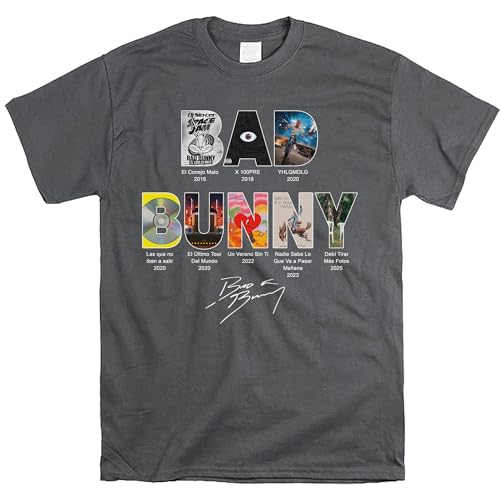 Debi Tirar Mas Fotos DTMF Shirt B Bunnys Shirt New Album Tracklists Merch Graphic Tee Concert 2025 Rap Hip Hop T-Shirt Men Women Black3