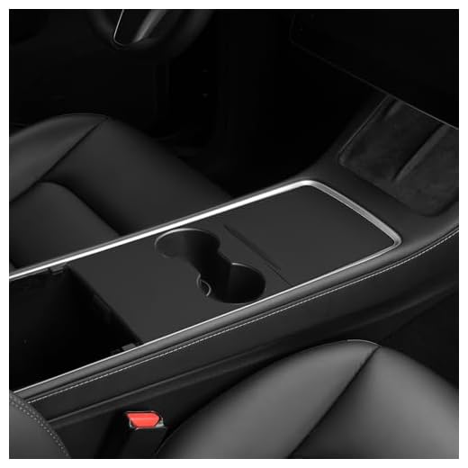 Temmis Center Console Silicone Wrap Kit for Tesla Model 3 2021-2023 / Model Y 2021-2024, Tesla Center Console electrostatic adsorption Cover for Model 3/Y(Black)