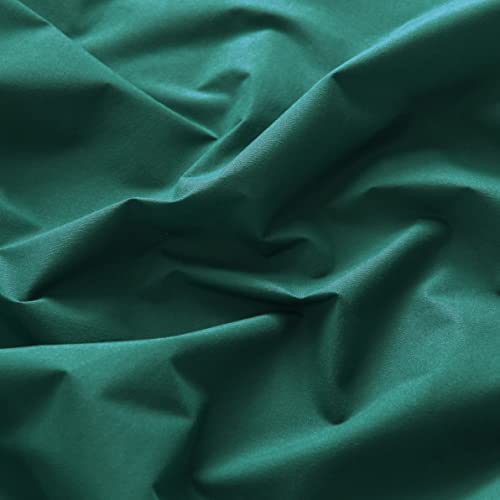 Housse de protection imperméable grand lit couleur unie vert foncé