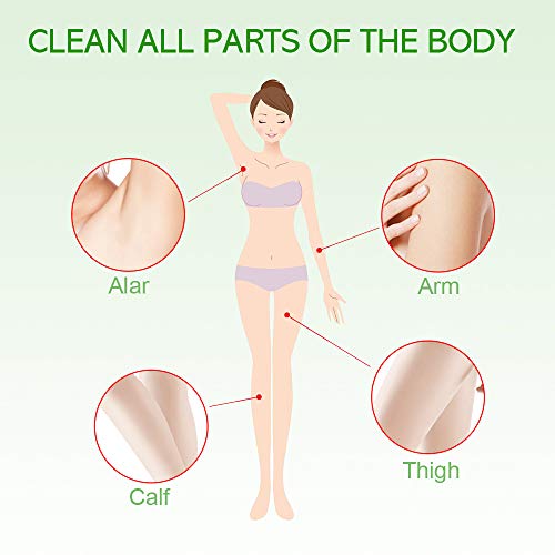 Wax Strips Hair Removal, 40 Strips Wax For Legs, Arms, Underarm And Bikini Areas, Natural Plant Wax Strips For Women And Men-All Skin Types #TOP1