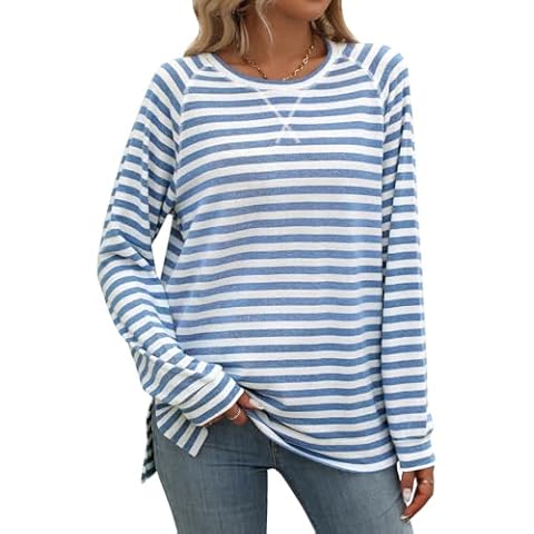 Flikity Women's Striped Colour Block Tops Cover