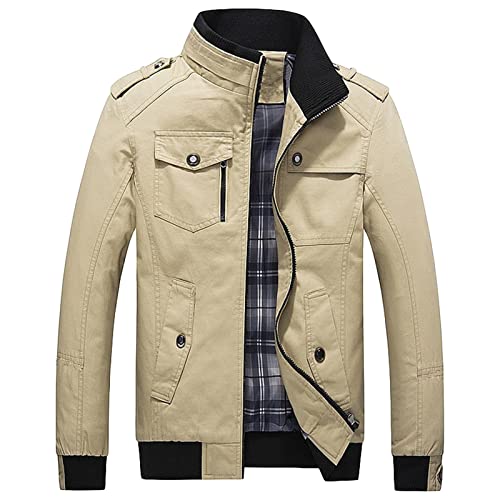 Veste militaire en coton pour homme DGKaxiyaHM blouson automne