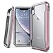X-Doria Defense Shield Series, iPhone XR Case - Military Grade Drop Tested, Anodized Aluminum, TPU, and Polycarbonate Protective Case for Apple iPhone XR, 6.1 Inch LCD Screen (Rose Gold)