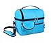 Produktbild Elonglin Kühltasche, Kühlbox, tragbar, aus wasserdichtem Oxford-Gewebe. Picknick-Tasche mit hohem Fassungsvermögen für Camping, auf Reisen, Sport, Schule, Arbeit, Mütter blau