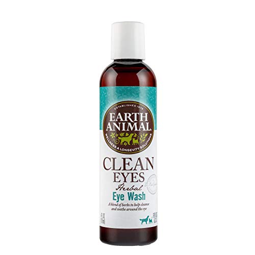 Earth Animal Herbal Topical Remedies Clean Eyes Eye Wash for Dogs & Cats, 4 fl oz