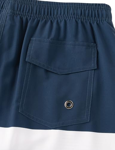 Image of BOJIN Mens Swim Trunks 9 inch Quick Dry Stretch Swim Shorts Mesh Lining Bathing Suits Swimwear Beach Shorts with Pockets