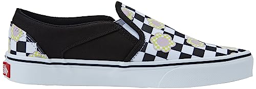 Vans Vans Women's Asher Trainers Sneaker, Chroma Blur Multi White, 6.5