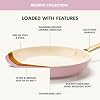 GreenPan Hard Anodized Healthy Ceramic Nonstick 10 Piece Cookware Pots and Pans Set, Gold Handle, PFAS-Free, Dishwasher Safe, Oven Safe, Blush Pink #3