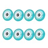 JCXYL EV 72mm 76mm 80mm Inline Skate Wheels Outdoor/Indoor 92A Adult Inline Roller Skate Wheels Light Up Inline Skates Replacement Wheel with Magnetic Core 8 Pack,Blue,72mm