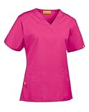 WonderWink womens Origins Bravo V-Neck Top, Navy, X-Large