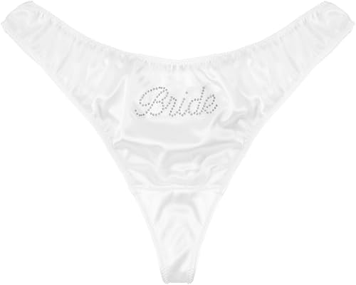 xo, Fetti Bachelorette Party Ivory Rhinestone Bride Thong, SML Bride to Be Party Decorations, Bridesmaid Gift, Favor