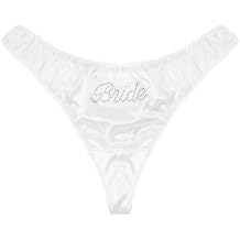 xo, Fetti Bachelorette Party Ivory Rhinestone Bride Thong, S/M/L | Bride to Be Party Decorations, Bridesmaid Gift, Favor