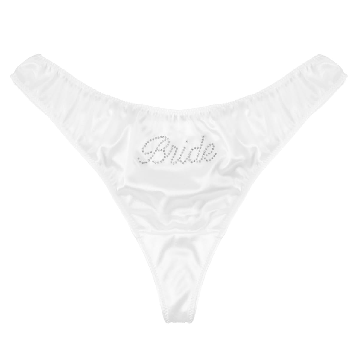 xo Fetti Bachelorette Party Ivory Rhinestone Bride Thong S M L Bride to Be Party Decorations Bridesmaid Gift