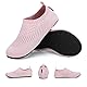 SAGUARO Badeschuhe Damen Wasserschuhe Herren Atmungsaktiv Strandschuhe für Yoga Aquaschuhe Frauen Surfschuhe Männer Sommer Strand Garten Wassersport Surfen Beach Pink 38/39 EU