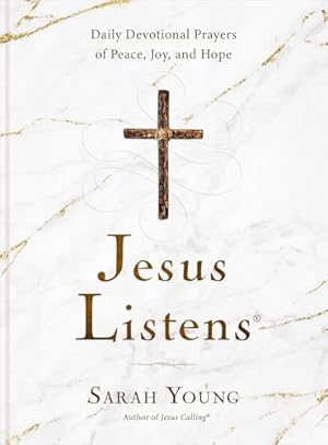 Book cover Jesus Listens: Daily Devotional Prayers of Peace, Joy, and Hope (A 365-Day Prayer Book)