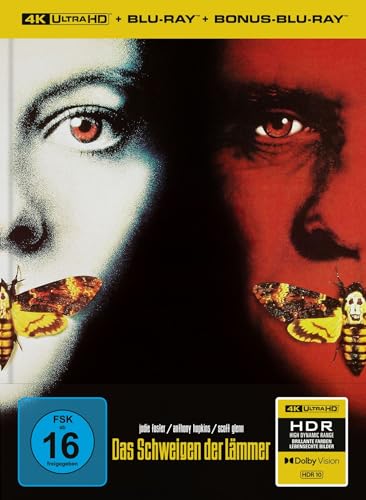 Bild: Das Schweigen der L�mmer - Limitiertes Mediabook ? Cover B (4K Ultra HD + Blu-ray + Bonus-Blu-ray) f�r 34,66 EUR bei amazon.de