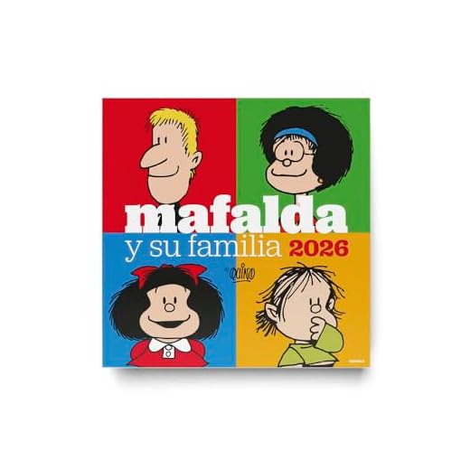 Mafalda 2026, Calendario de Pared Familia