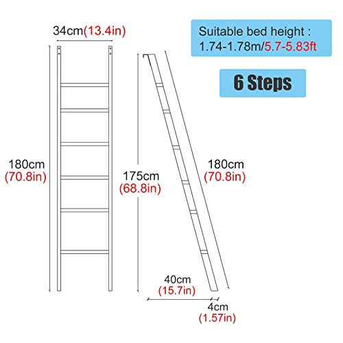 Escalera para litera extraíble ideal para optimizar espacio en caravanas y casas rodantes 3