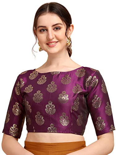 OOMPH! Womens Jacquard Boat Neck Blouse - rbbl184s