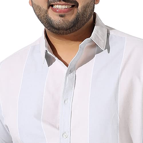 Image of Instafab Plus Men's Button Up Regular Fit Shirt for Casual Wear Modern Clothing Shirt Crafted with Regular Sleeve, Comfort Fit & High-Performance for Everyday Wear