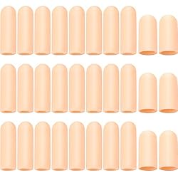 Protección De Manos Seguridad E Higiene 30 Piezas Protector de Dedos de Gel Funda de Dedos de Mano de Silicona Manga de Dedos para Agrietamiento de Dedo Gatillo de Dedo