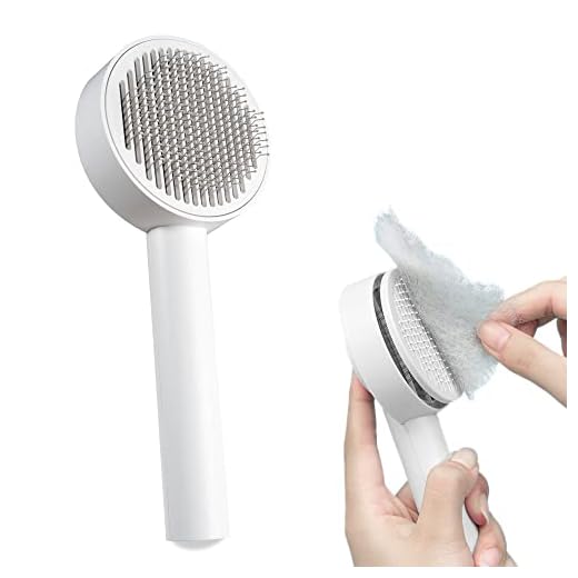 PiuPet® Zelfreinigende Haarborstel voor huisdieren - Kattenborstel/hondenborstel - Dierenborstel - Haarverwijderaar voor huisdieren
