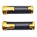 Universal 7/8" 22mm Motorcycle Handlebar Grip For Yamaha YZF R1 R6 R125 R6S R25 R3 600R (GOLD)