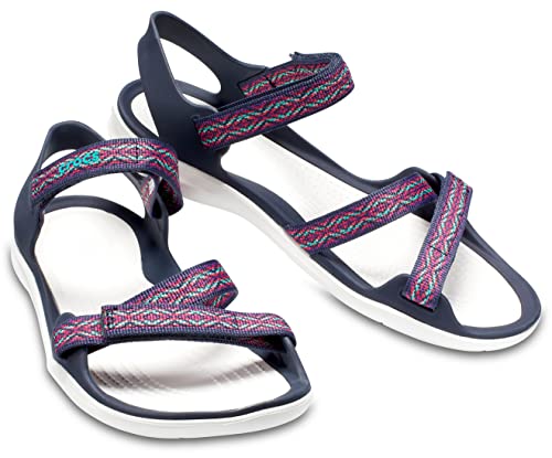 Image of crocs Women's Swiftwater Graph Webbing Sandal Outdoor