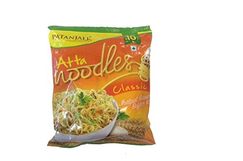 Patanjali Atta Noodles Classic, 60g - Pack of 8 Patanjali Atta Noodles Classic, 60g - Pack of 8